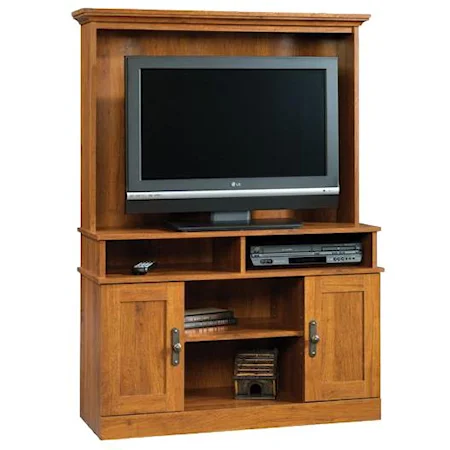 2 Door Entertainment Center with 4 Shelves